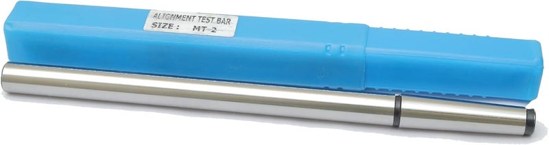 RAHISH TOOLS 2MT Parallel Lathe Alignment Test Bar with High Precision Bar Alloy Steel EN31 Mandrel - Tailstock Re-Alignment Tool with 1 Micron Accuracy & Morse Taper with Max Run-Out of 0.0001" - Image 1